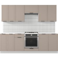 Готовая кухня Mio Tesoro Корнелия Ода-плюс 2.4 без столешницы (капучино)