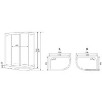 Душевая кабина Timo Standart T-1102 L