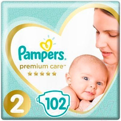 

Подгузники Pampers Premium Care 2 (102 шт)