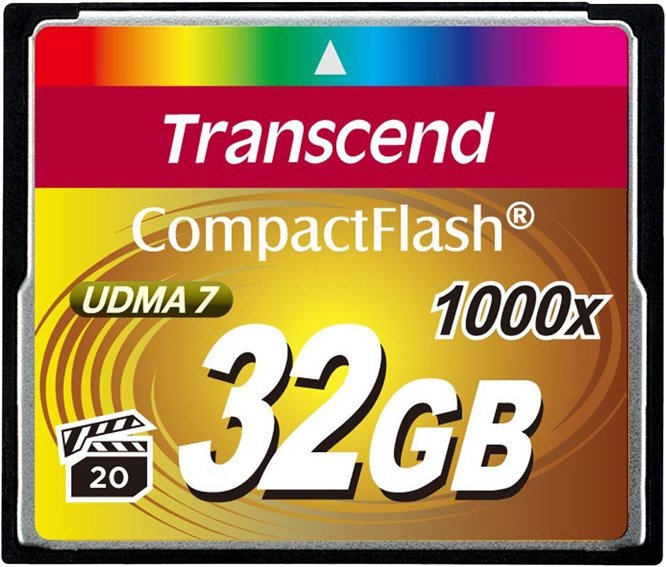 

Карта памяти Transcend 1000x CompactFlash Ultimate 32GB (TS32GCF1000)