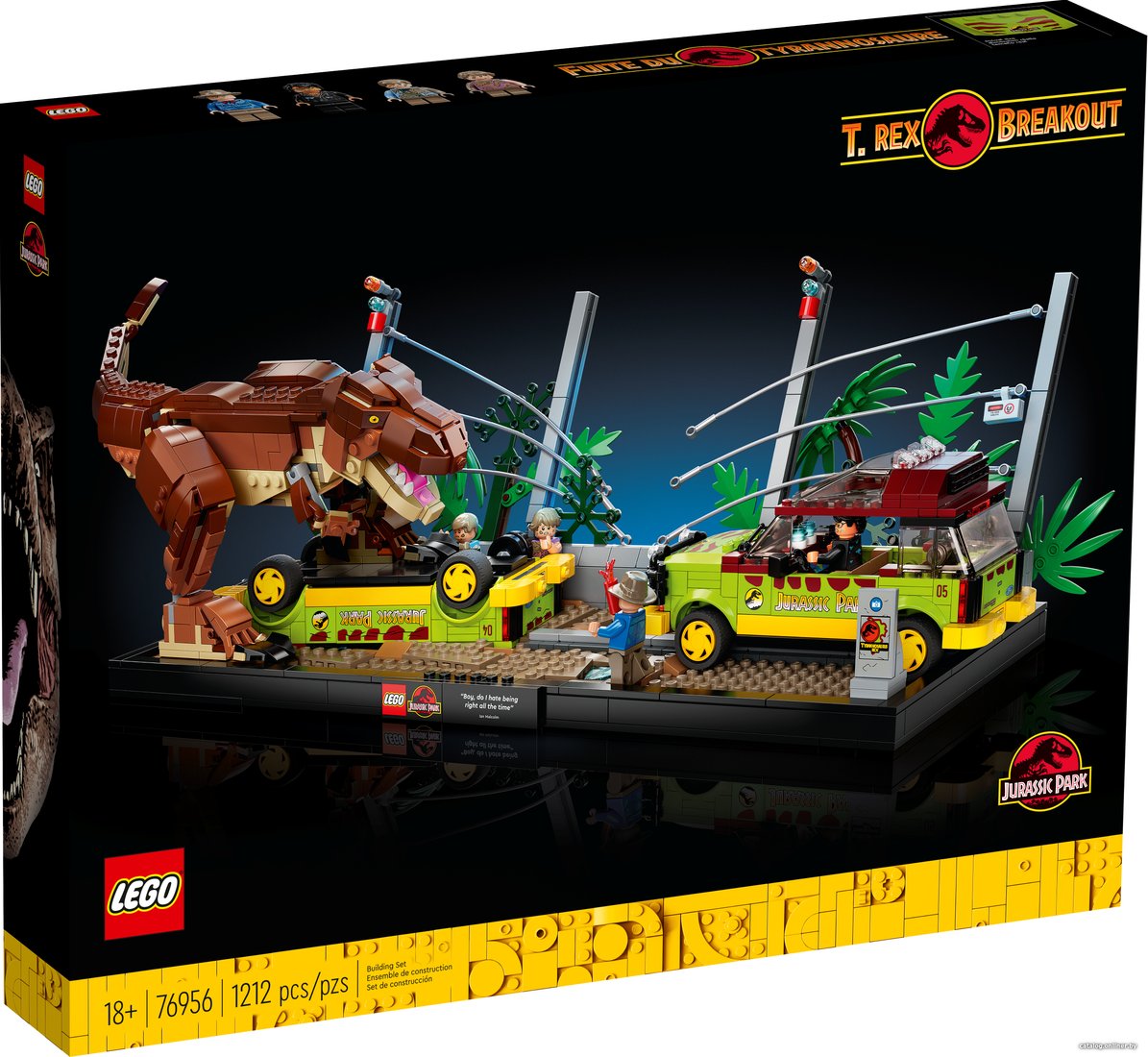 Конструктор LEGO Jurassic World 76956 Побег Ти-Рекса