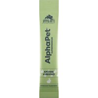 Лакомство для кошек AlphaPet Superpremium Крем-лакомство с кроликом и яблоком 48 г