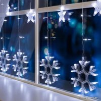 Гирлянда бахрома Luazon Снежинки 2361714