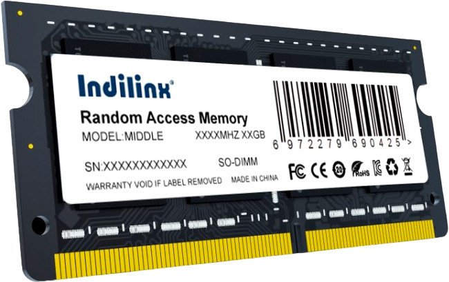 

Оперативная память Indilinx 8ГБ DDR5 SODIMM 4800 МГц IND-ID5N48SP08X