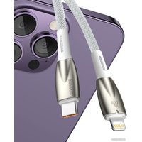 Кабель Baseus Glimmer Series Fast Charging Data Cable 20W USB Type-C - Lightning (2 м, белый)