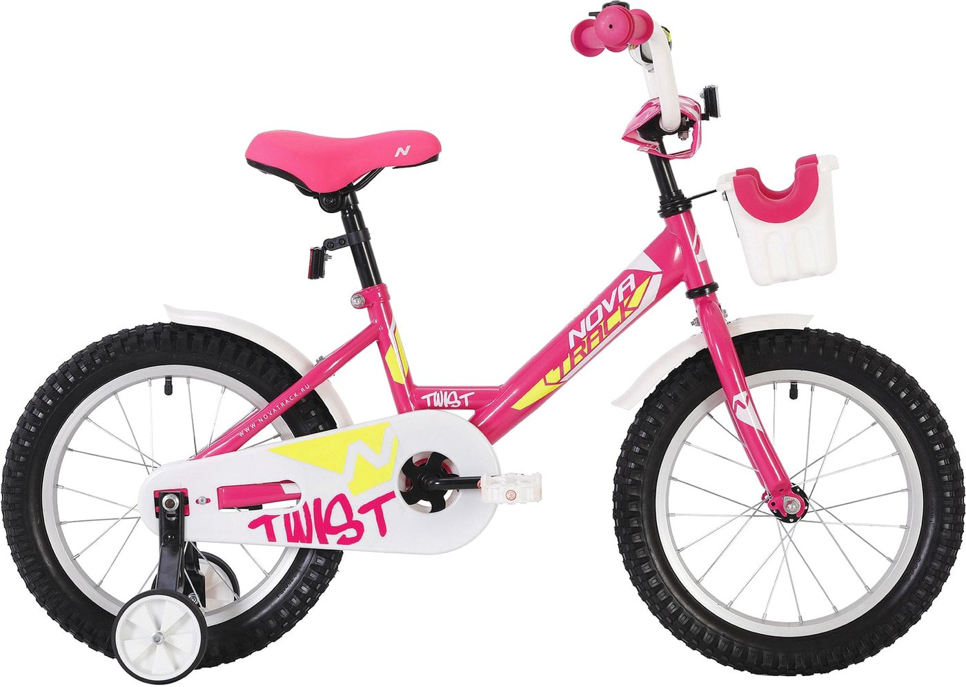 

Детский велосипед Novatrack Twist New 20 201TWIST.PN20 (розовый/белый, 2020)