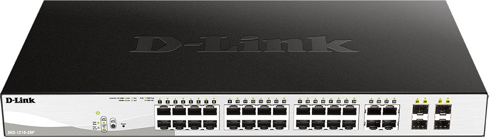 

Управляемый коммутатор 2-го уровня D-Link DGS-1210-28P/F1A