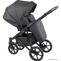 Универсальная коляска Coletto Astin 2020 (2 в 1, черная рама, AS-01)