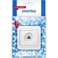 Розетка компьютерная SmartBuy SBE-02w-S1-RJ