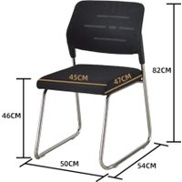 Офисный стул SitUp Sky black Chrome (сетка Black/Black)