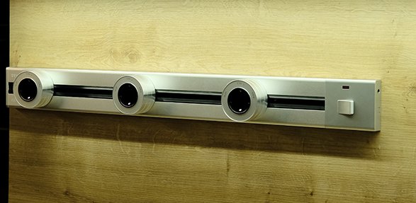 

Трековая розетка AVEL шинопровод 100 см + 2 ЕВРО розетки (серебристый)