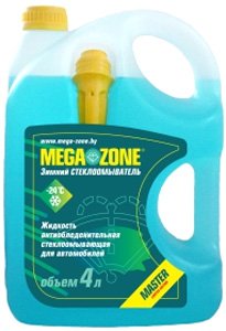 

Стеклоомывающая жидкость MegaZone Master зимний -24 °С 4л