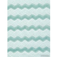 Плед Tex Republic Absolute Зигзаг двухцветный Flannel 200x220 92577 (бирюзовый) в Солигорске