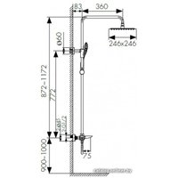 Душевая система  Kaiser Cezar 05282