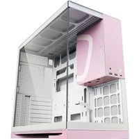 Корпус Geometric Future Model 5 (белый/розовый)