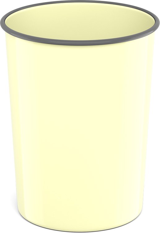 

Корзина для бумаг Erich Krause Pastel 58455 (желтый)