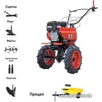 Мотоблок бензиновый ОКА МБ-1Д2М19 (с прицепом)