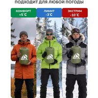 Спальный мешок RSP Outdoors Lager 350 L (оливково-зелёный, 220x75см, молния слева)