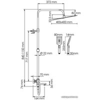 Душевая система  Wasserkraft A199.119.126.087.CH Thermo