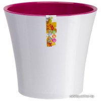 Кашпо Santino Arte 3.5 л (белый/пурпурный) [F4 ALB-LIL]