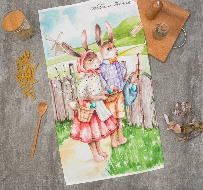 

Полотенце Этель Любви и тепла 4136483 (зеленый)