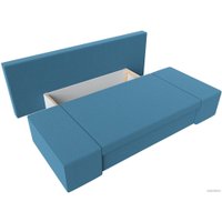 Диван Лига диванов Сан Марко 121579 (рогожка Амур, голубой)