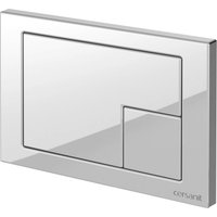 Унитаз подвесной Cersanit Brasko Slim 64824 + Aqua M 40 68177 с кнопкой Corner 64077 (кнопка белый)