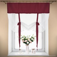 Тюль Loon Алисия 2x1.7 м (бордовый)