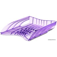 Лоток для бумаг Erich Krause S-Wing Glitter 55554 (сиреневый)