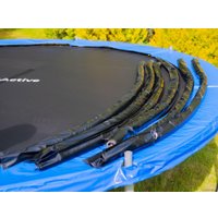 Батут GetActive Jump PRO 10FT с лестницей и внутренней сеткой (синий)