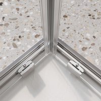 Душевой уголок BelBagno LUCE-A-22-100+30-C-Cr