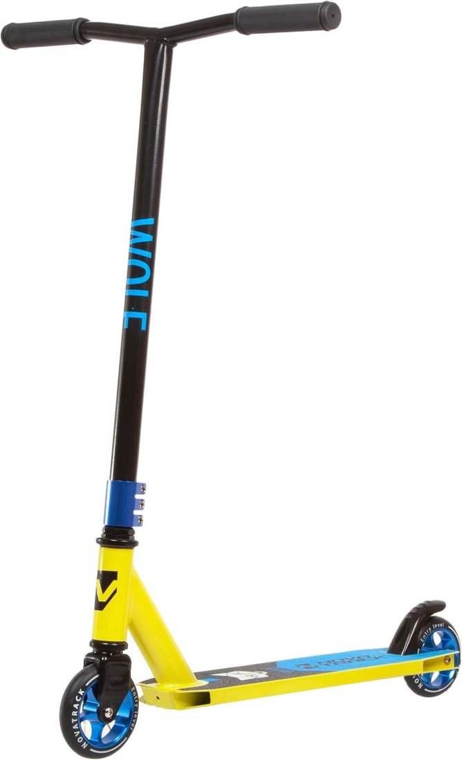

Трюковый самокат Novatrack Wolf 110 Alloy 110A.WOLF.BLM21 (лимонный)