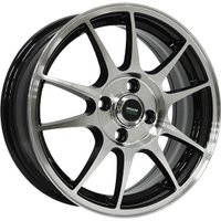 Литые диски Megami MGM-5 15x6" 5x114.3мм DIA 67.1мм ET 47мм BKF