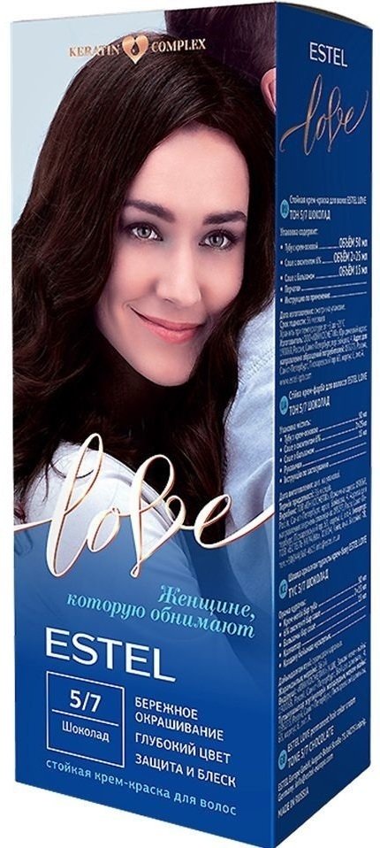 

Крем-краска для волос Estel Love 5/7 шоколад