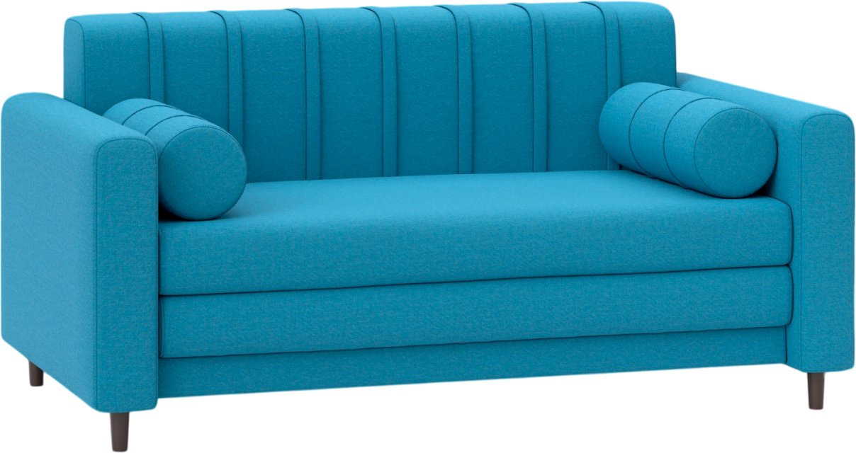 

Диван Лига диванов Benifit 131001 (рогожка амур 10 голубой)