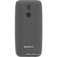 Кнопочный телефон Maxvi B110 (серый)