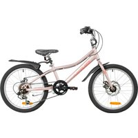 Детский велосипед Novatrack Alice 20 2026 20SH6D.ALICE.GD6 (пыльная роза)
