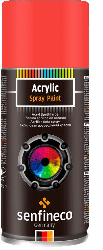 

Автомобильная краска Senfineco акриловая красный Pure Red 0.4 л