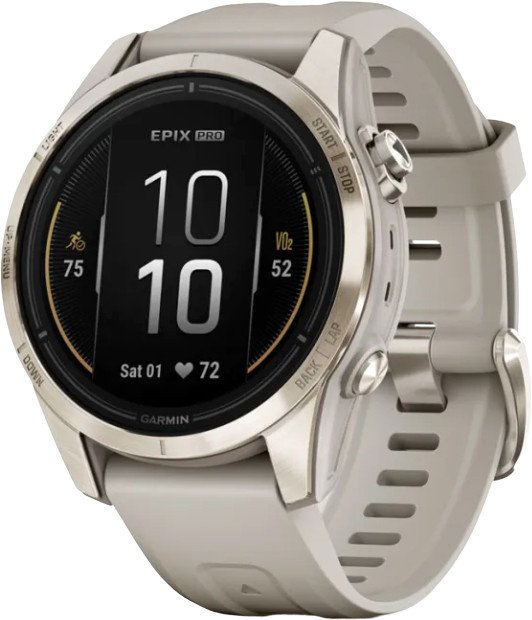 

Умные часы Garmin Epix Pro Gen 2 Sapphire 42 мм (мягкое золото/песок)