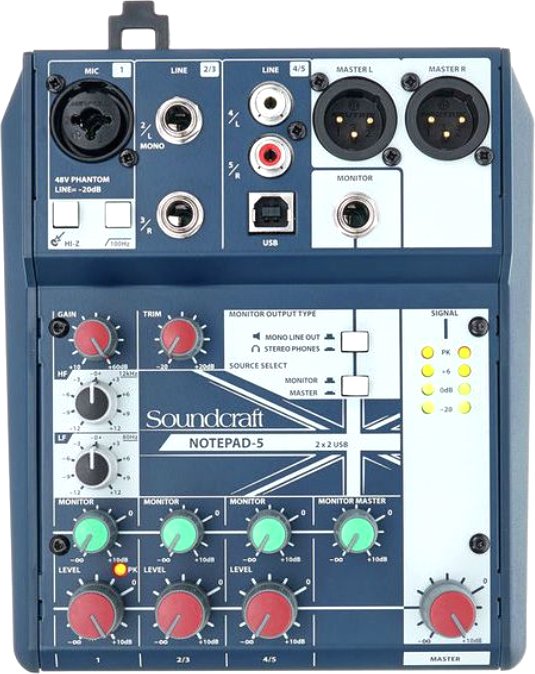 

Микшерный пульт Soundcraft Notepad 5