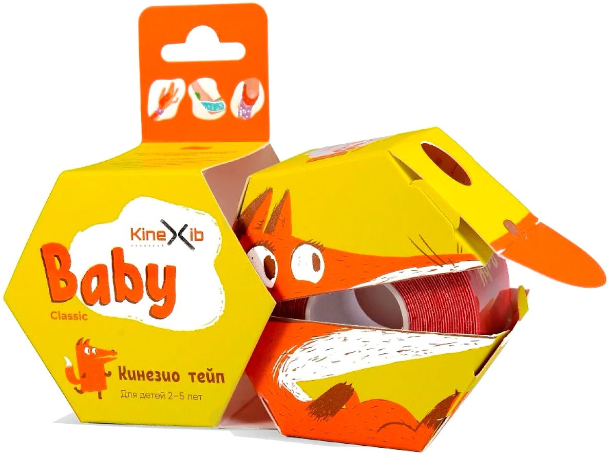 

Тейп Kinexib Classic Baby 4 см x 4 м (оранжевый)