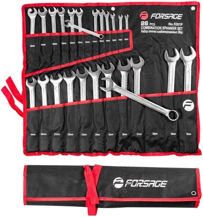 

Набор ключей FORSAGE 5261P 26 предметов