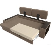 Угловой диван Лига диванов Брюссель левый 110660L (рогожка корфу 03)