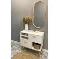 Зеркало EMZE Loft Oval 50x100 LOFT.50.100.DUB (дуб)