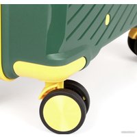 Чемодан-спиннер L'Case Lyon 55 см (сочная зелень/жёлтый)