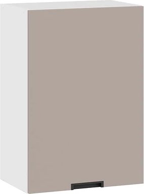 

Шкаф навесной Трия Гренада 1В5 с одной дверью (белый/холст латте)