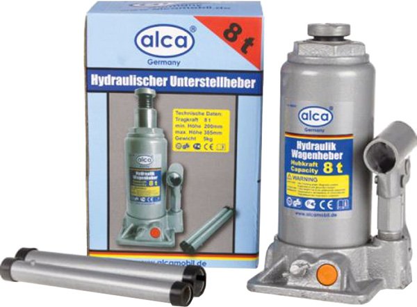 

Бутылочный домкрат Alca 432200 8т.