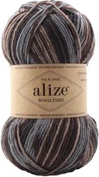 Wooltime 55 100 г 200 м (коричневый; серый)