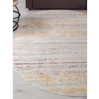 Ковер для жилой комнаты Merinos Zumma F026-OVAL-PINK (2x2.9)