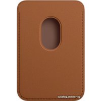 Кредитница Apple Leather Wallet MagSafe MHLT3 (saddle brown)
